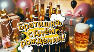 Братишка, с днём рождения! Музыкальная открытка с тёплыми пожеланиями | Домохозяйка