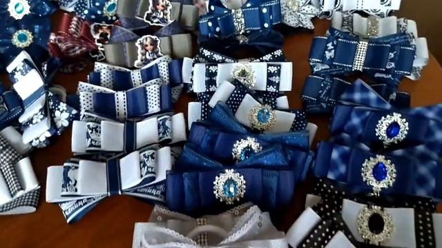 ОБЗОР ГОТОВЫХ РАБОТ 🎀 РАСПАКОВКА ТОВАРОВ ДЛЯ БАНТИКОВ ✨ НЕОЖИДАННЫЙ ПОДАРОК 😉