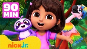 🍿 Даша спасает животных в джунглях! 🐦🦥 90 минут приключений!