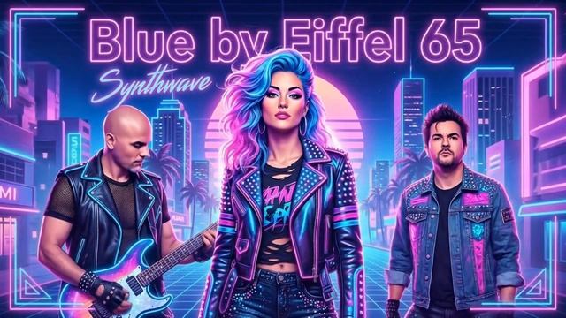 Blue (Eiffel 65 Cover) By Luna | Energetic Synthwave Rock AI Version