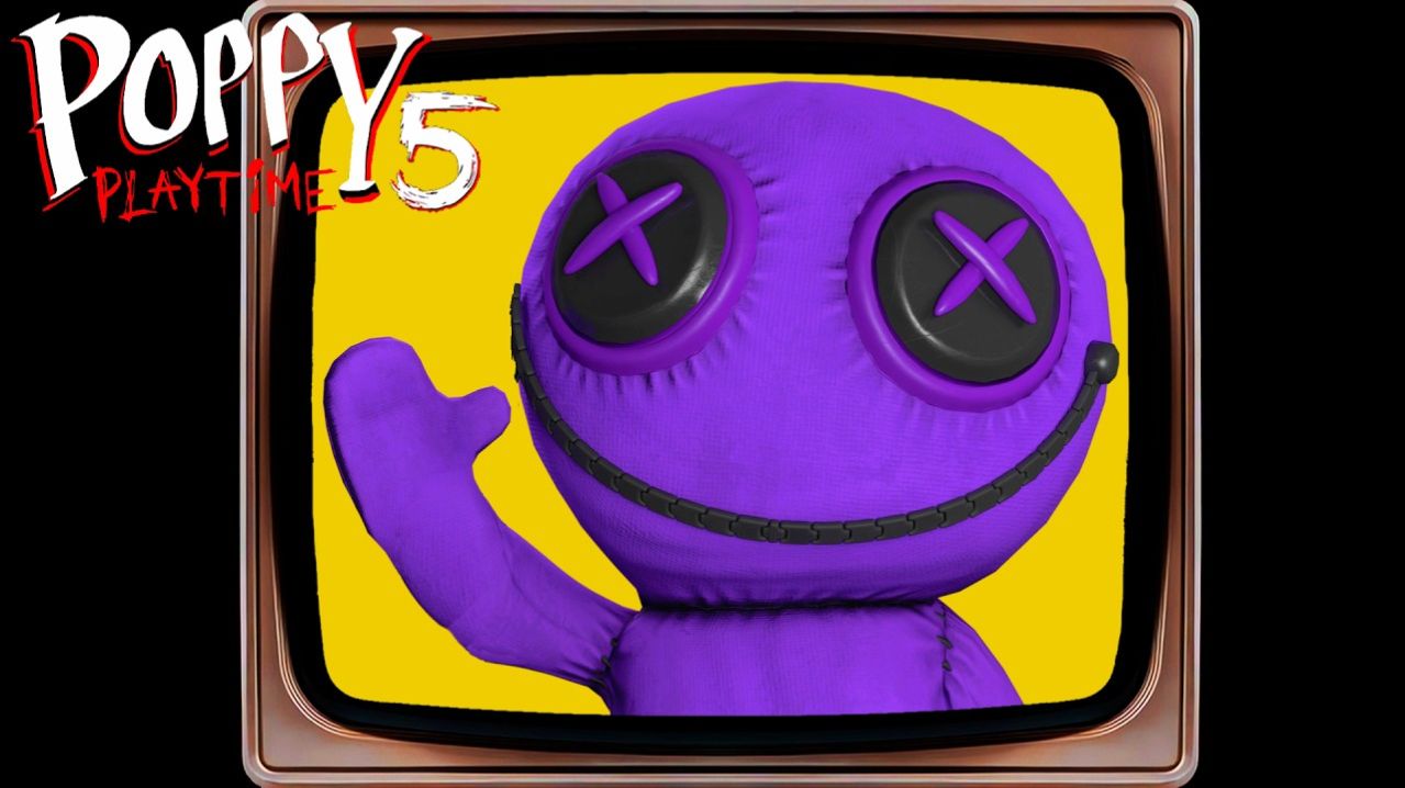 Поппи Плейтайм ГЛАВА 5 Рекламный ролик БЛАНКИ БЛАНК на кассете VHS - игра Poppy Playtime