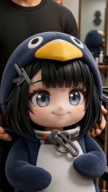 Гугугага подстригся по-новому🐧🐧🥹🥹