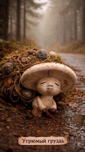 Угрюмый груздь водрузил на себя грустный груз