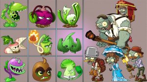 Зомби против растений Plants vs Zombies ПвЗ Растения против Зомби PvZ Fusion Битва прохождение топ