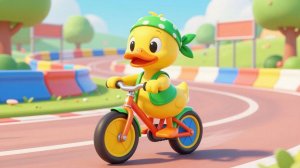 🌈ВЕСЁЛАЯ ИСТОРИЯ С УТЁНКОМ КРЯ ПРО ВЕЛОСИПЕД | Развивающие мультфильмы