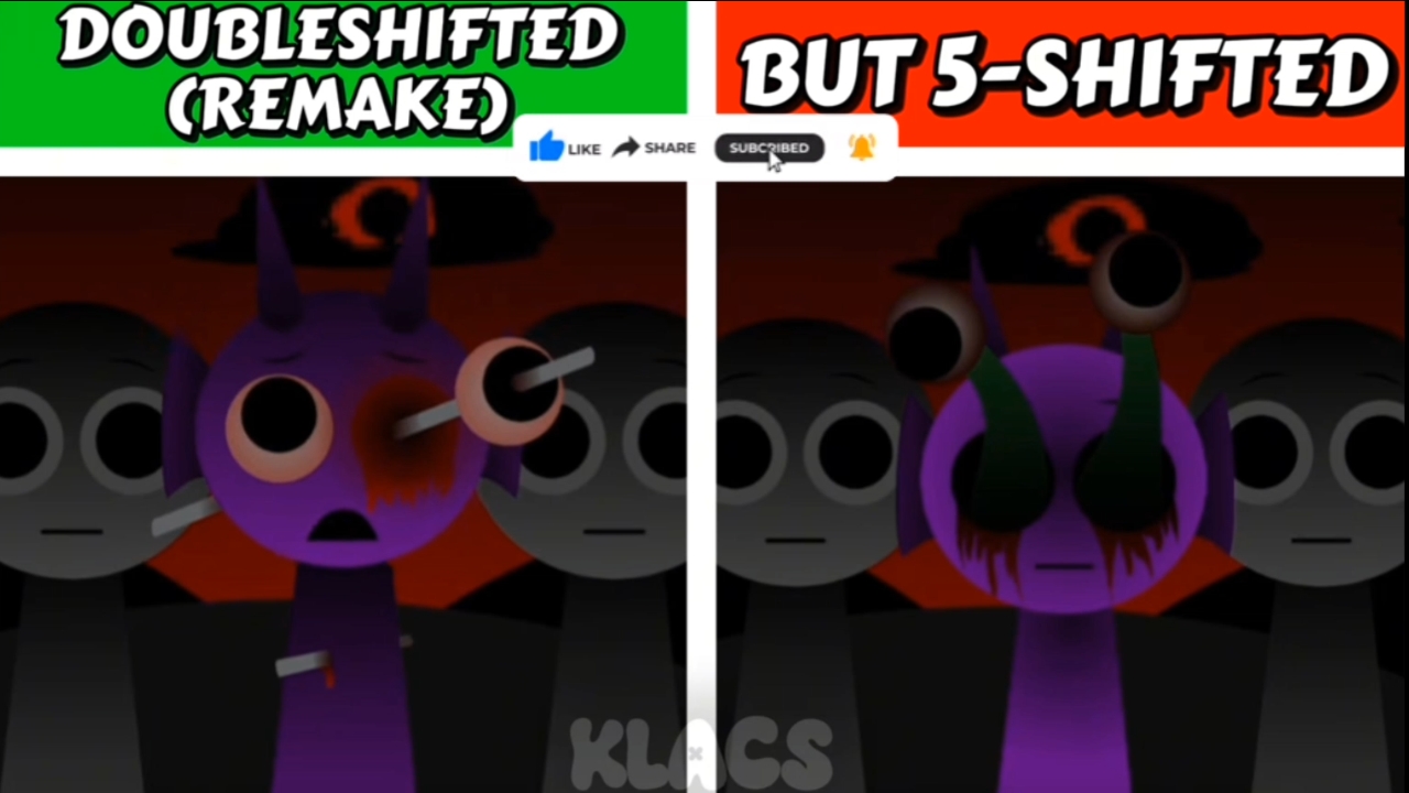 Sprunki Doubleshifted (Remake) Vs 5-shifted