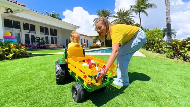 Весёлое путешествие Алисы по ферме: слушаем и узнаём животных