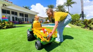 Весёлое путешествие Алисы по ферме: слушаем и узнаём животных