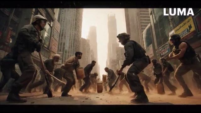 Жесткая драка гастарбайтеров в Дубае