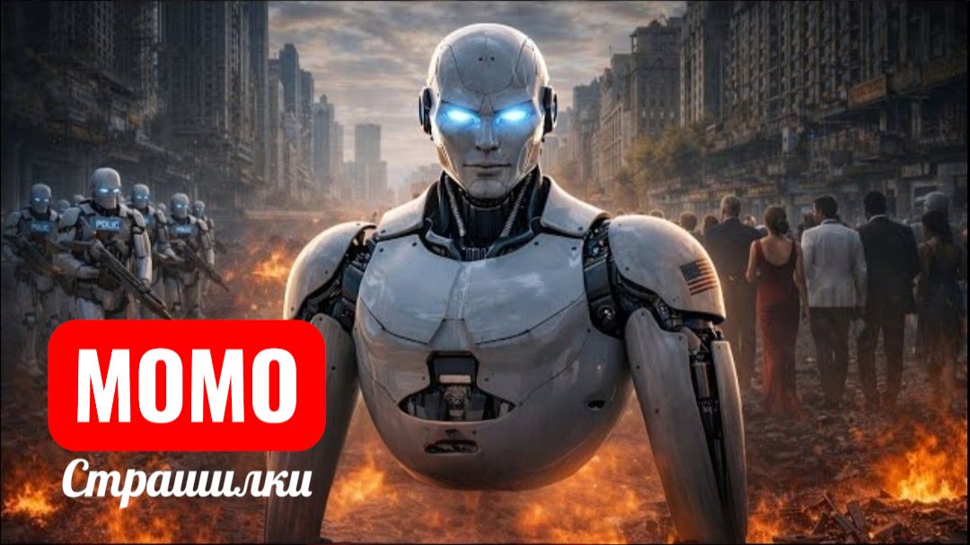 Момо роботы захватили Землю. Страшилки про Момо.