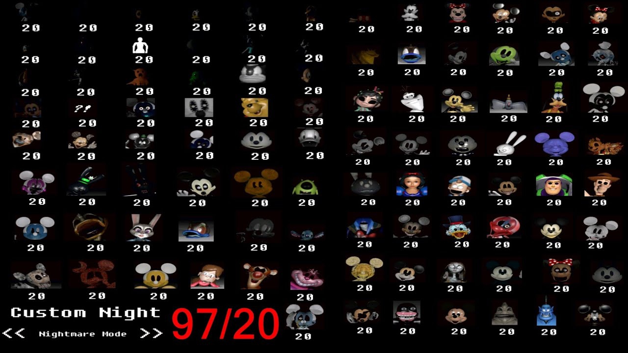 97/20 NIGHTMARE MODE! — Самая безумная ночь в Abandoned Discovery Island 2.0 (FNAF Fan Game)