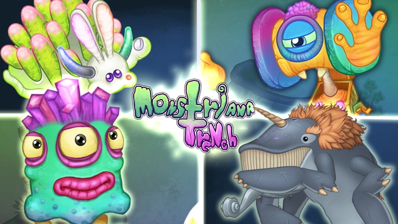 Монстрианская Впадина - Все Монстры,  Песни и Анимации (Фанмейд, My Singing Monsters)