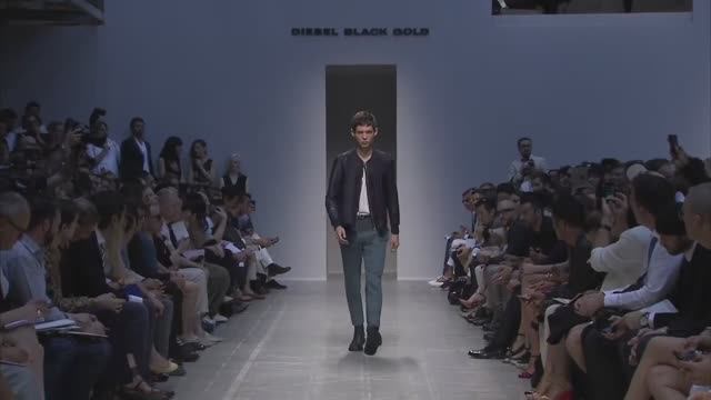 Показ мужской коллекции Diesel Black Gold весна-лето 2015