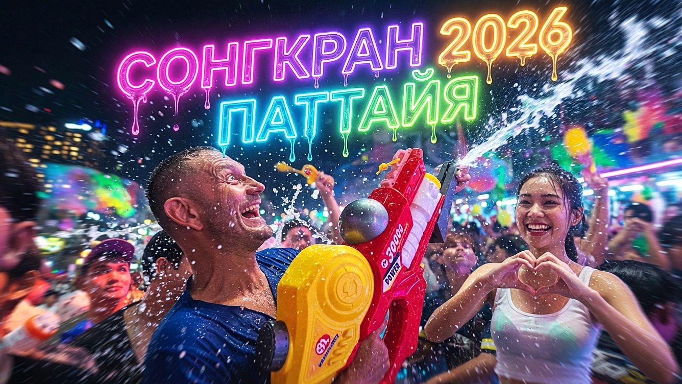 ПАТТАЙЯ, СОНГКРАН 2026: САМЫЙ ВЕСЁЛЫЙ ФЕСТИВАЛЬ В ТАИЛАНДЕ!