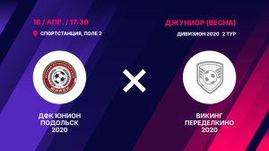 ДФК ЮНИОН Подольск 2020 - Викинг Переделкино 2020
