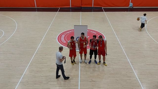 Награждение участников спартакиады Трудовые резервы. Воронеж. Баскетбол 3×3 сезон 2026.