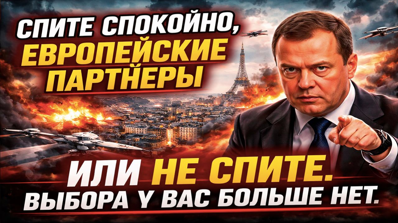Медведев пообещал Европе «спокойную ночь», а Киев остался без ракет. Запад в истерике