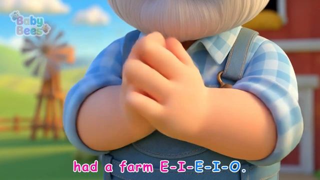 🍿Old MacDonald Had A Farm 🐄 Dancing Kids Songs & Nursery Rhymes | Baby Bees 🐝