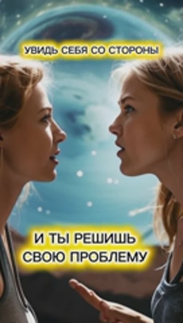 УВИДЬ себя со стороны и ты решишь свою проблему