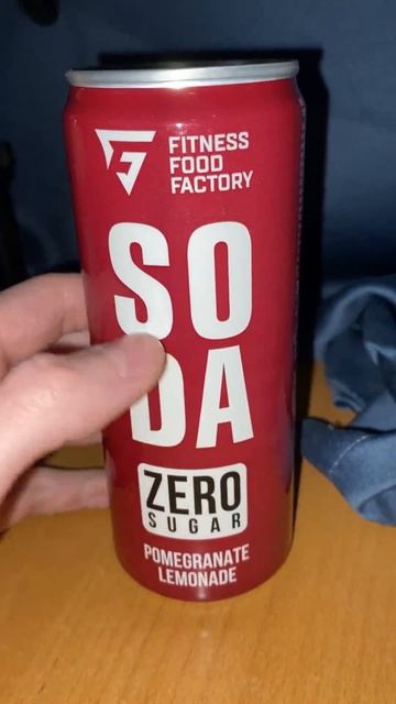 НОВАЯ СОДА ОТ ФИТНЕСС ФУД ФЭКТОРИ СО ВКУСОМ ГРАНАТА!FITNESS FOOD FACTORY SODA ZERO SUGAR POMEGRANATE