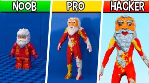 LEGO ГУ ГУ ГАГА Санта -  Noob / Pro / HACKER Мемы