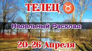 ТЕЛЕЦ ♉ Недельный расклад 20-26 АПРЕЛЯ/Таро Прогноз/Сферы жизни