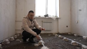 Заливка пола в квартире. Ремонт в сталинке. Серия 7