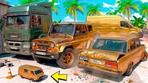 Угнал кучу золотых чит тачек у мажора в GTA 5! Битва воров в ГТА 5 Онлайн!