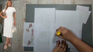 Моделирование. Это платье покоряет с первого взгляда. Выкройка № 2036.