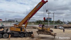 First Job New Arrival !! Super Shatui Dozer CH17C3 Pro Repair Foundation Road & Canal System