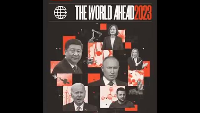 Тайна обложки журнала The Economist на 2023 .