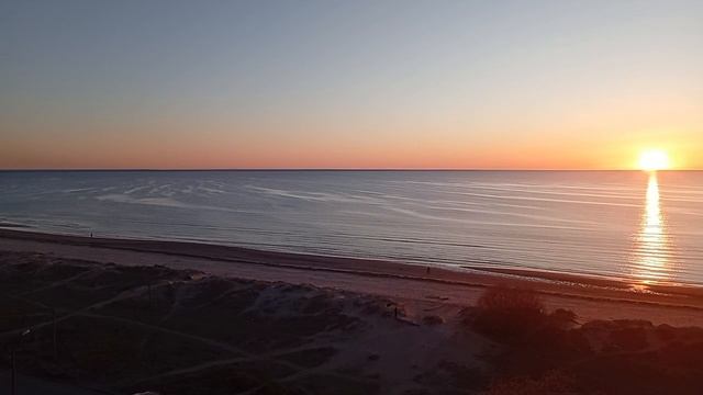 Золотой закат на Белом море