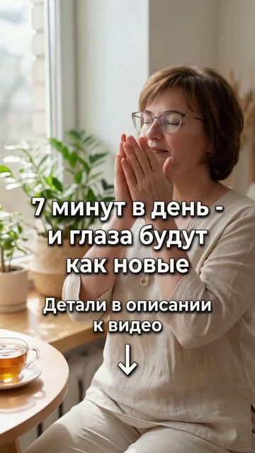 7 минут в день - и глаза будут как новые