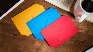 Как сделать конверт из бумаги оригами
