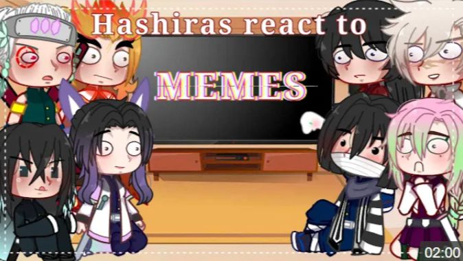Hashiras React To Memes Part 2, Demon Slayer, Kny, {Gc}