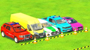 ТРАНСПОРТНАЯ ПОЛИЦИЯ: ДАЧИЯ, ФИАТ, АУДИ, ФОЛЬКСВАГЕН И ВОЛЬВО С НОВЫМИ ГРУЗОВИКАМИ MAN В СИМУЛЯТОРЕ