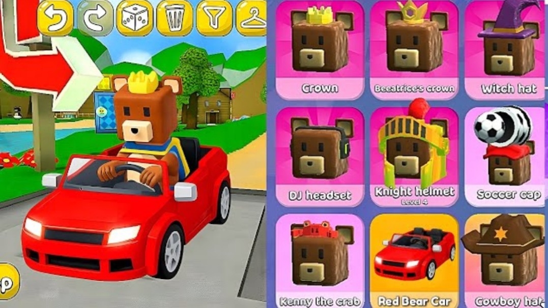 СЕКРЕТНАЯ КРАСНАЯ МАШИНА в Super Bear Adventure/Прохождение игры Супер Мишка