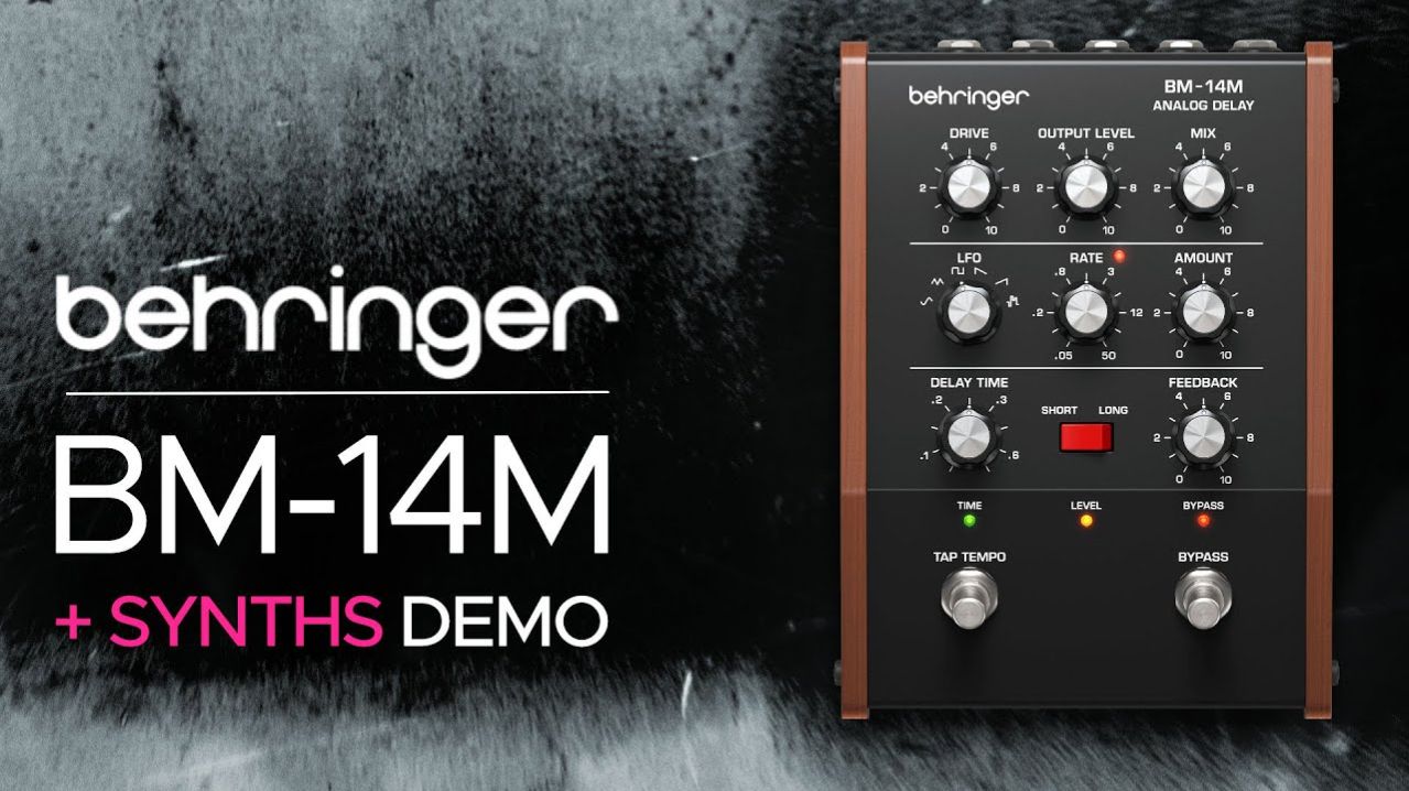 Behringer BM-14M Analog Delay: Sound Demo With Synths