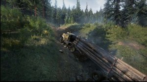 SnowRunner.Висконсин. Сложный режим,играю без модов. Руль. Logitech Driving Force GT