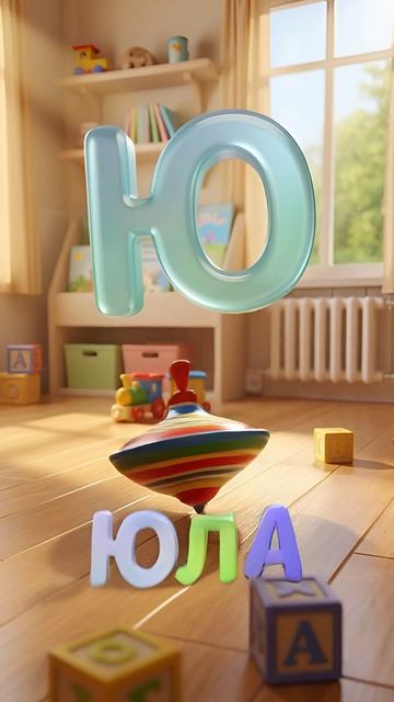 🌀 Буква Ю — Юла!