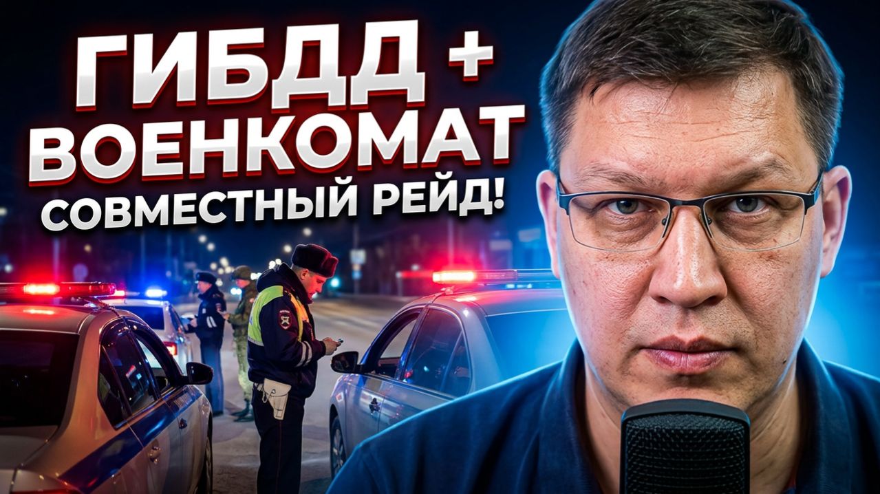 Совместные операции ГИБДД с военкоматами продолжаются!