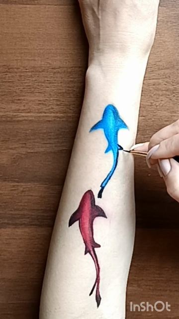 Аквагрим рыбы