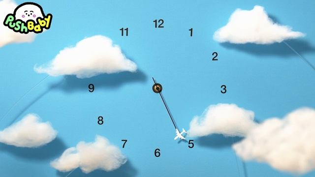 My First Clock Airplane  PushBaby Official