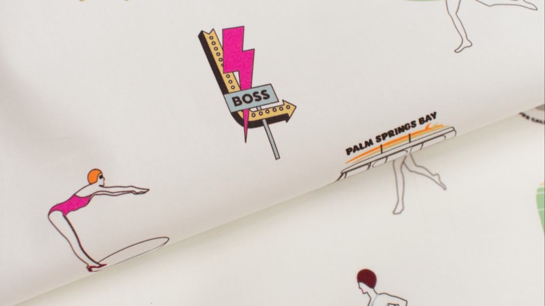 🔥Отрез 2 м.   Плательный хлопок H. Boss MX255 🇮🇹