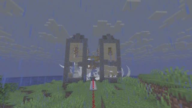 Сносы домов в Minecraft без модов!