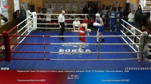 96 финал 57 кг Глуханькова Кристина ШОН Тихонова Катерина ЦЗ СФБ