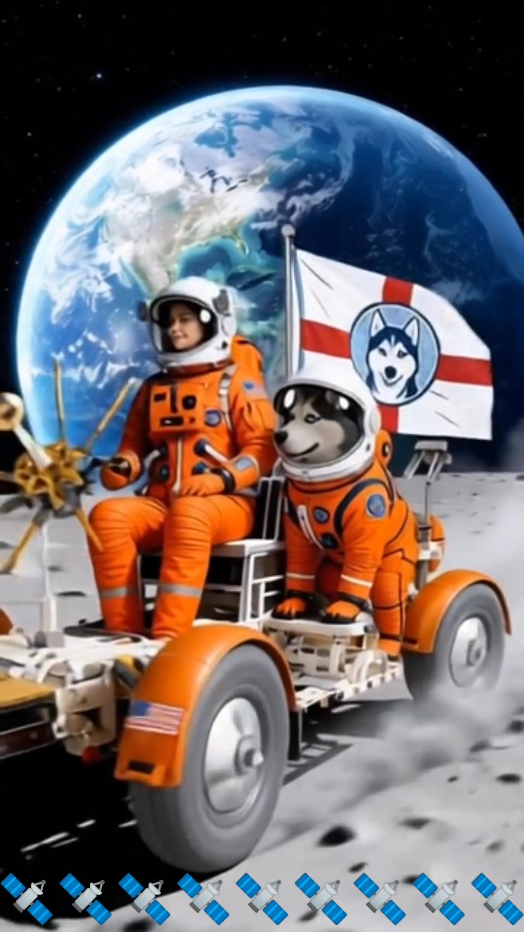 Высадка на Луну ХАСКИ 🐶🛰