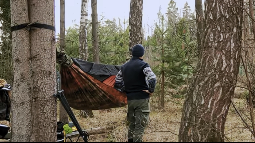 видеограф ночует в гамаке 3 попытка / 4К