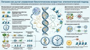 Как еда перепрограммирует наши гены: диетические вмешательства для здорового старения