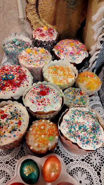 Куличи на Пасху в 2026.